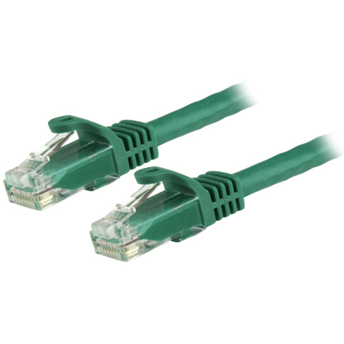StarTech.com N6PATC50CMGN cabo de rede Verde 0,5 m Cat6 U UTP (UTP) StarTech.com N6PATC50CMGN cabo de rede Verde 0,5 m Cat6 U UTP (UTP)