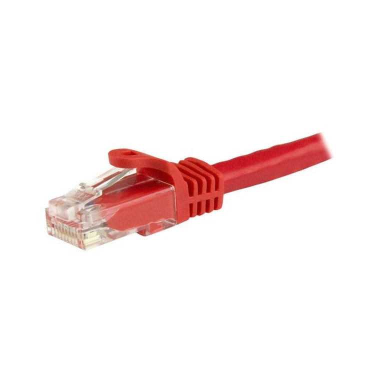 StarTech.com N6PATC3MRD cabo de rede Vermelho 3 m Cat6 U UTP (UTP)