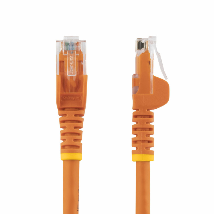 StarTech.com N6PATC3MOR cabo de rede Laranja 3 m Cat6 U UTP (UTP)