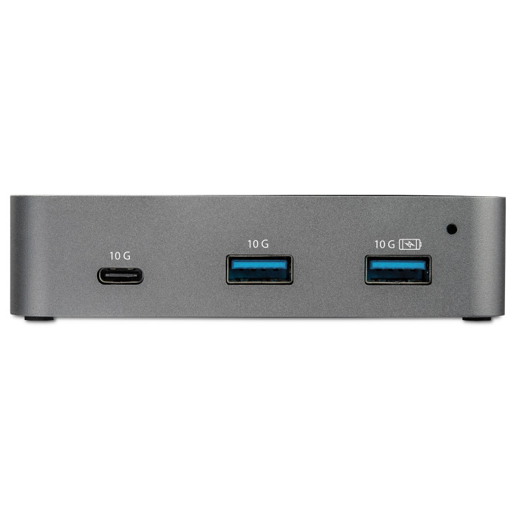 StarTech.com HB31C2A1CGS hub de interface USB 3.2 Gen 2 (3.1 Gen 2) Type-C 10000 Mbit s Preto, Cinzento