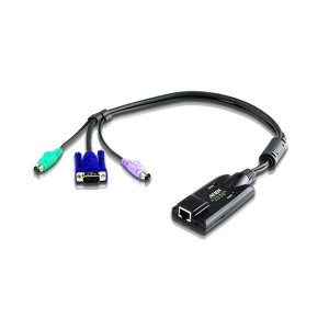 ATEN Adaptador KVM PS 2 VGA com suporte para vídeo composto