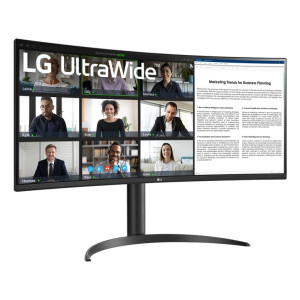 LG 34WR55QK-B monitor de ecrã 86,4 cm (34") 3440 x 1440 pixels Wide Quad HD Preto 2