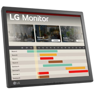LG 17BR30T-B monitor de ecrã 43,2 cm (17") 1280 x 1024 pixels SXGA LED Ecrã táctil Tampo de mesa Preto 2