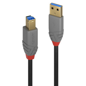 Lindy 36741 cabo USB USB 3.2 Gen 1 (3.1 Gen 1) 1 m USB A USB B Preto