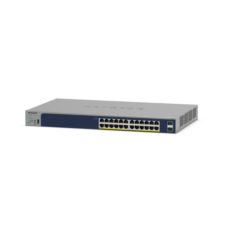 NETGEAR GS724TPv3 Gerido L2 Gigabit Ethernet (10 100 1000) Power over Ethernet (PoE) Cinzento