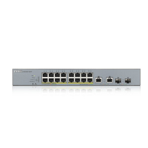 Zyxel GS1350-18HP switch de rede Gerido L2 Gigabit Ethernet (10 100 1000) Power over Ethernet (PoE) Cinzento 2