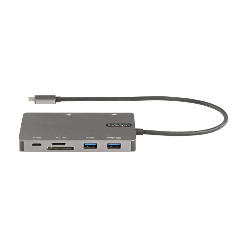 StarTech.com Adaptador multiportas USB C - Dock de viagem HDMI 4K 30Hz ou VGA - Concentrador USB 3.0 de 5 Gbps (Portas USB A   StarTech.com Adaptador multiportas USB C - Dock de viagem HDMI 4K 30Hz ou VGA - Concentrador USB 3.0 de 5 Gbps (Portas USB A