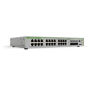 Allied Telesis GS970M Gerido L3 Gigabit Ethernet (10 100 1000) Power over Ethernet (PoE) 1U Cinzento