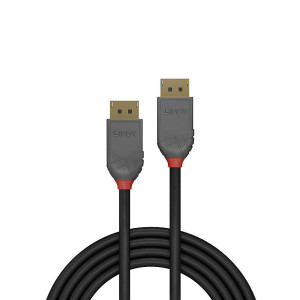 Lindy 36481 cabo DisplayPort 1 m Preto, Cinzento 2