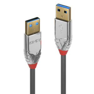 Lindy 36629 cabo USB USB 3.2 Gen 1 (3.1 Gen 1) 5 m USB A Cinzento
