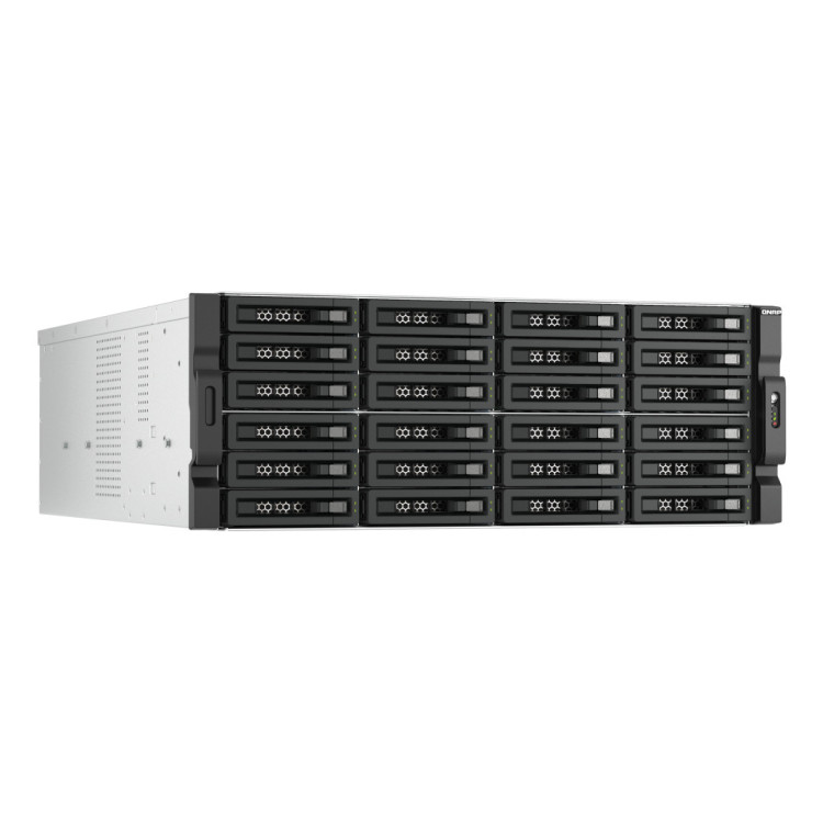 QNAP TL-R2400PES-RP Caixa para Discos Rígidos Compartimento HDD SSD Preto, Cinzento 2.5 3.5"