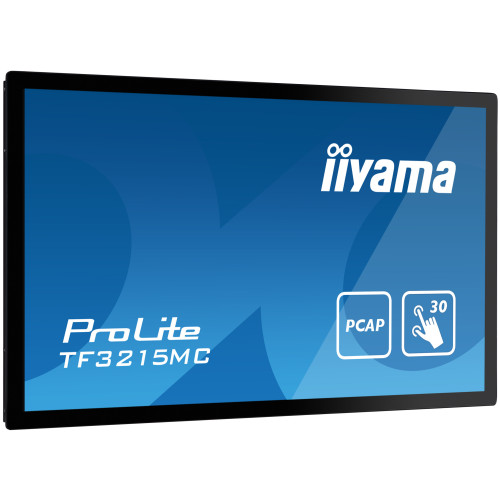 iiyama ProLite TF3215MC-B2 monitor de ecrã 80 cm (31.5") 1920 x 1080 pixels Full HD LED Ecrã táctil Quiosque Preto