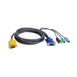 ATEN Cabo KVM PS 2-USB 1,8M