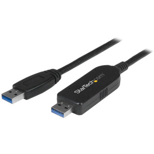 StarTech.com USB3LINK cabo USB USB 3.2 Gen 1 (3.1 Gen 1) 1,8 m USB A Preto