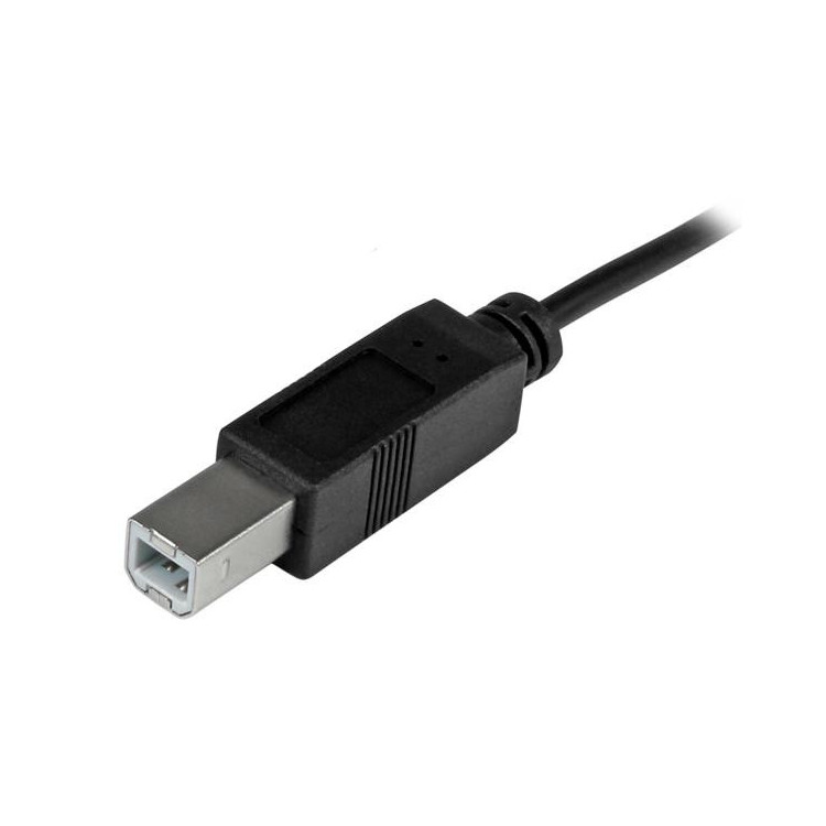 StarTech.com USB2CB1M cabo USB USB 2.0 1 m USB C USB B Preto