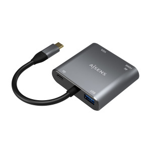 AISENS A109-0626 adaptador gráfico USB 3860 x 2160 pixels Cinzento 2
