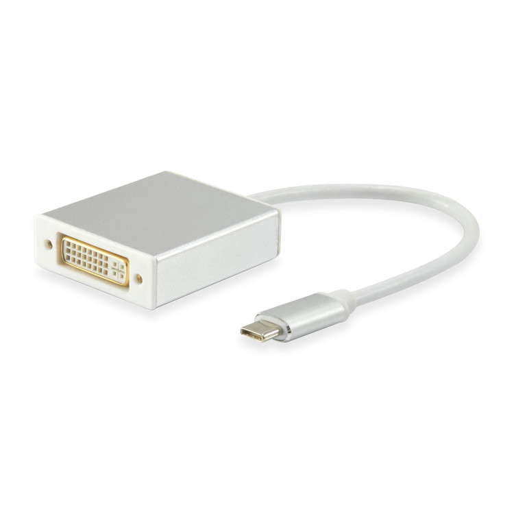 Equip Adaptador USB-C para DVI-I de ligação dupla