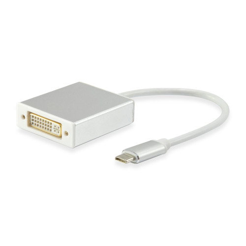 Equip Adaptador USB-C para DVI-I de ligação dupla Equip Adaptador USB-C para DVI-I de ligação dupla