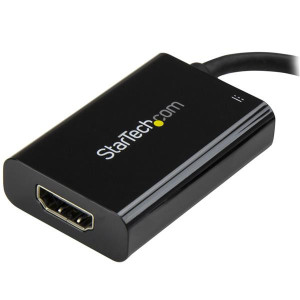 StarTech.com Adaptador USB C para HDMI 2.0 com Fornecimento de energia - Conversor de vídeo de ecrã USB Type-C para HDMI de 4K 2