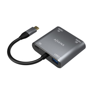 AISENS A109-0625 adaptador gráfico USB 3860 x 2160 pixels Cinzento 2