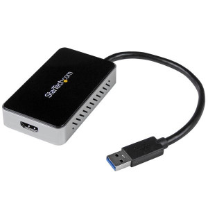 StarTech.com USB32HDEH adaptador gráfico USB 1920 x 1200 pixels Preto