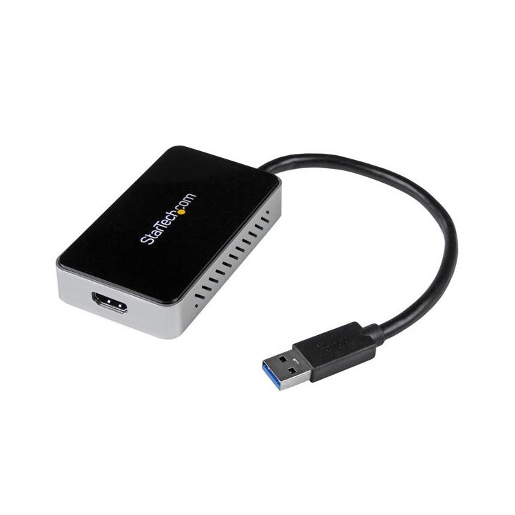 StarTech.com USB32HDEH adaptador gráfico USB 1920 x 1200 pixels Preto