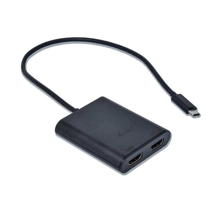 i-tec C31DUAL4KHDMI adaptador gráfico USB 3840 x 2160 pixels Preto