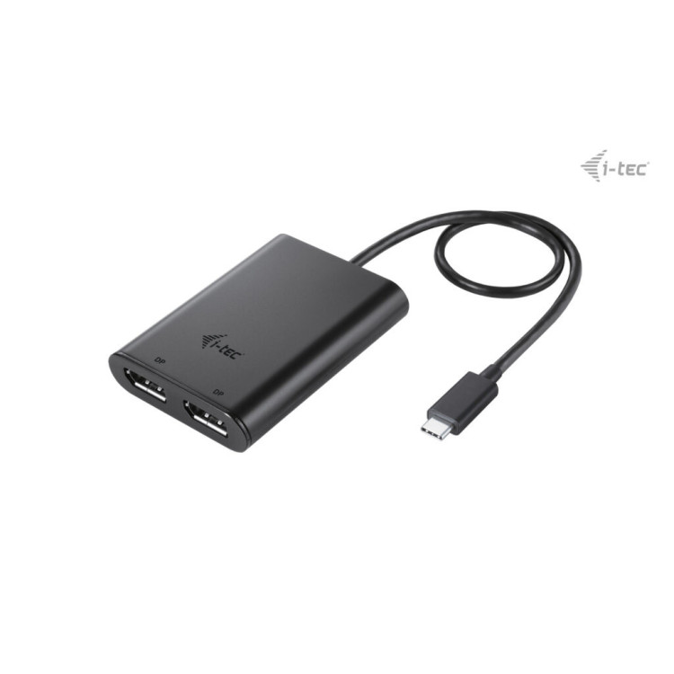 i-tec C31DUAL4K60DP adaptador gráfico USB 7680 x 4320 pixels Preto
