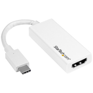 StarTech.com CDP2HD4K60W adaptador gráfico USB 3840 x 2160 pixels Branco