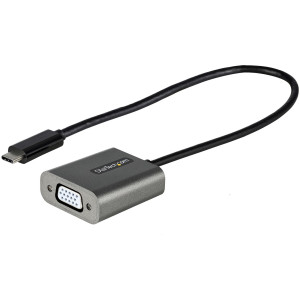 StarTech.com Adaptador USB C para VGA - Dongle adaptador USB Type-C para VGA de 1080p - Conversor de vídeo de monitor ecrã