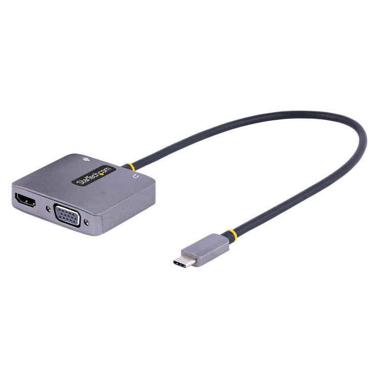 StarTech.com 122-USBC-HDMI-4K-VGA adaptador gráfico USB 3840 x 2160 pixels Cinzento