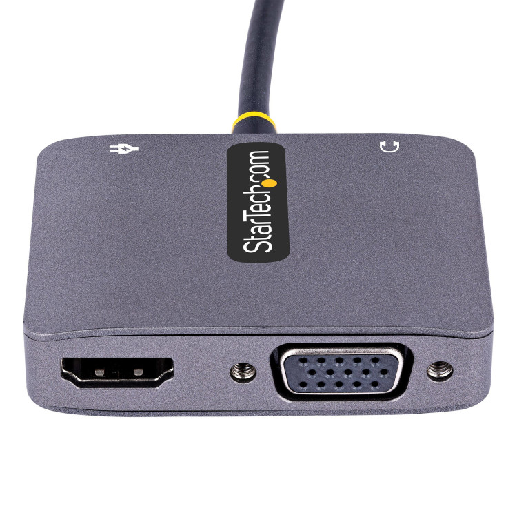 StarTech.com 122-USBC-HDMI-4K-VGA adaptador gráfico USB 3840 x 2160 pixels Cinzento