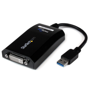 StarTech.com USB32DVIPRO adaptador gráfico USB 2048 x 1152 pixels Preto