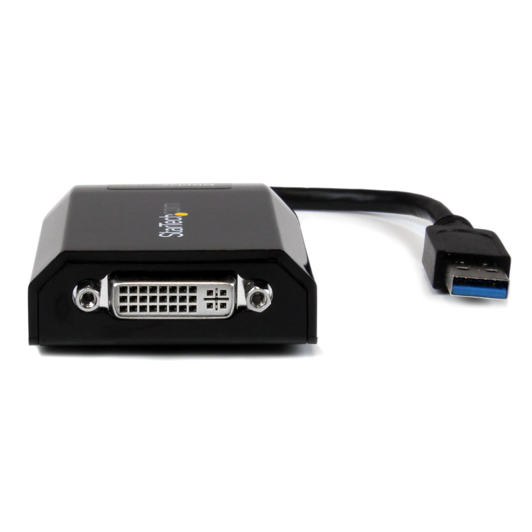 StarTech.com USB32DVIPRO adaptador gráfico USB 2048 x 1152 pixels Preto