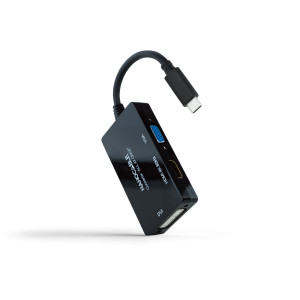 Nanocable 10.16.4301-ALL adaptador gráfico USB 3840 x 2160 pixels Preto