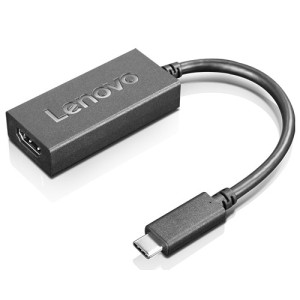 Lenovo USB-C to HDMI 2.0b adaptador gráfico USB Preto