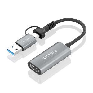 AISENS A109-0913 adaptador gráfico USB 1920 x 1080 pixels Cinzento 2