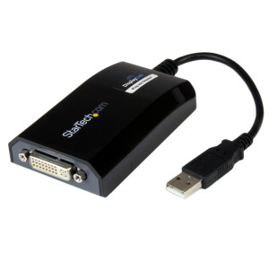 StarTech.com USB2DVIPRO2 adaptador gráfico USB 1920 x 1200 pixels Preto