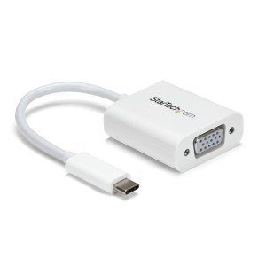 StarTech.com CDP2VGAW adaptador gráfico USB 1920 x 1200 pixels Branco
