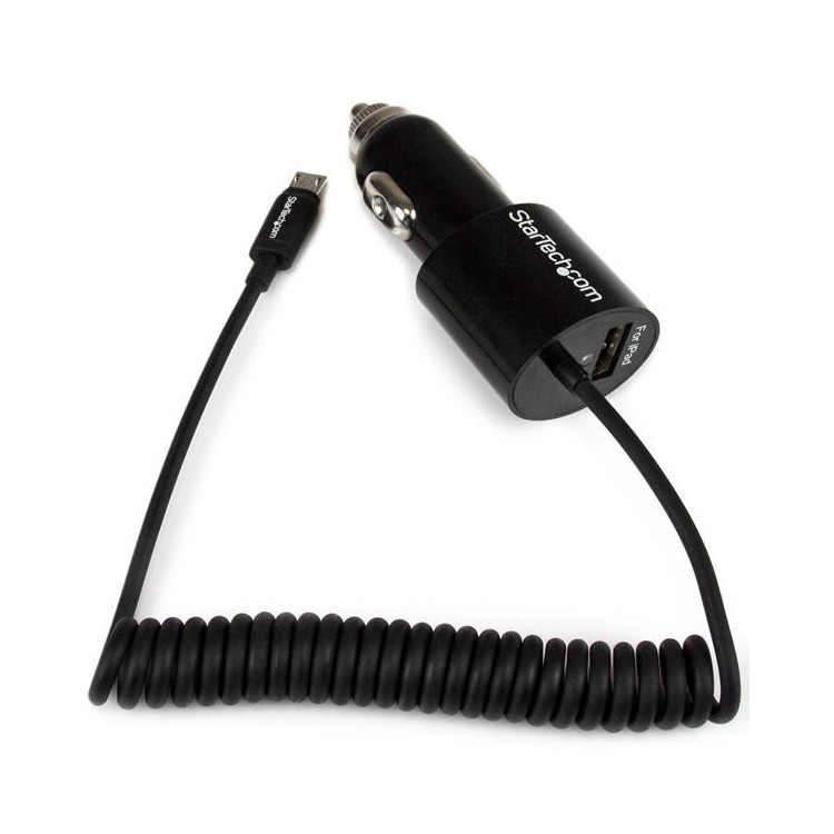 StarTech.com USBUB2PCARB carregador de dispositivos móveis GPS, Smartphone, Tablet Preto Isqueiro de charuto Automático