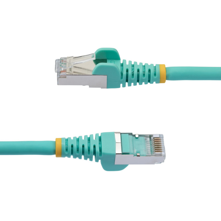 StarTech.com NLAQ-750-CAT6A-PATCH cabo de rede Cor aqua 7,5 m S FTP (S-STP)