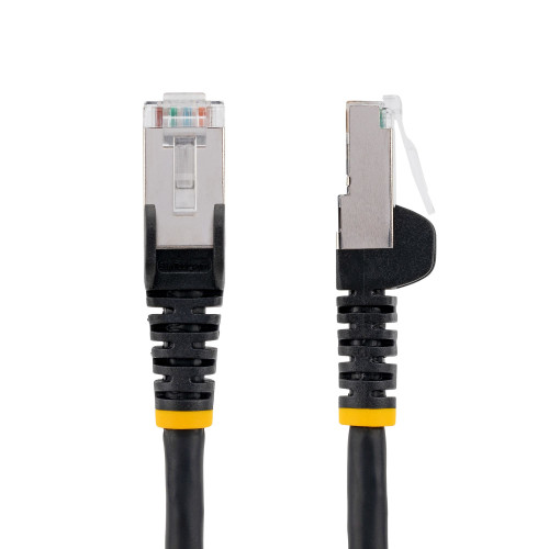 StarTech.com NLBK-50C-CAT6A-PATCH cabo de rede Preto 0,5 m S FTP (S-STP) StarTech.com NLBK-50C-CAT6A-PATCH cabo de rede Preto 0,5 m S FTP (S-STP)
