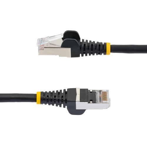 StarTech.com NLBK-50C-CAT6A-PATCH cabo de rede Preto 0,5 m S FTP (S-STP) StarTech.com NLBK-50C-CAT6A-PATCH cabo de rede Preto 0,5 m S FTP (S-STP)