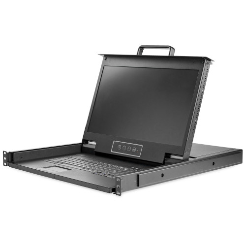 StarTech.com Consola KVM de porta única 1U para armário rack para servidor - 17,3 pol. - 1080p HD StarTech.com Consola KVM de porta única 1U para armário rack para servidor - 17,3 pol. - 1080p HD