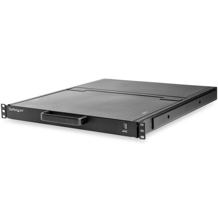 StarTech.com Consola KVM de porta única 1U para armário rack para servidor - 17,3 pol. - 1080p HD
