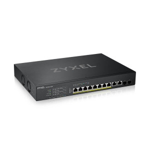 Zyxel XS1930-12HP switch de rede Gerido L3 10G Ethernet (100 1000 10000) Power over Ethernet (PoE) Preto