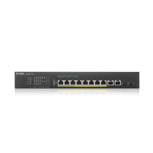 Zyxel XS1930-12HP switch de rede Gerido L3 10G Ethernet (100 1000 10000) Power over Ethernet (PoE) Preto 2