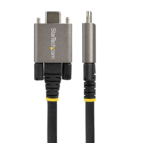StarTech.com Cabo USB-C de 10 Gbps com bloqueio de parafuso lateral de 50 cm - Cabo USB 3.1 3.2 Gen 2 Type-C - Carregamento de StarTech.com Cabo USB-C de 10 Gbps com bloqueio de parafuso lateral de 50 cm - Cabo USB 3.1 3.2 Gen 2 Type-C - Carregamento de