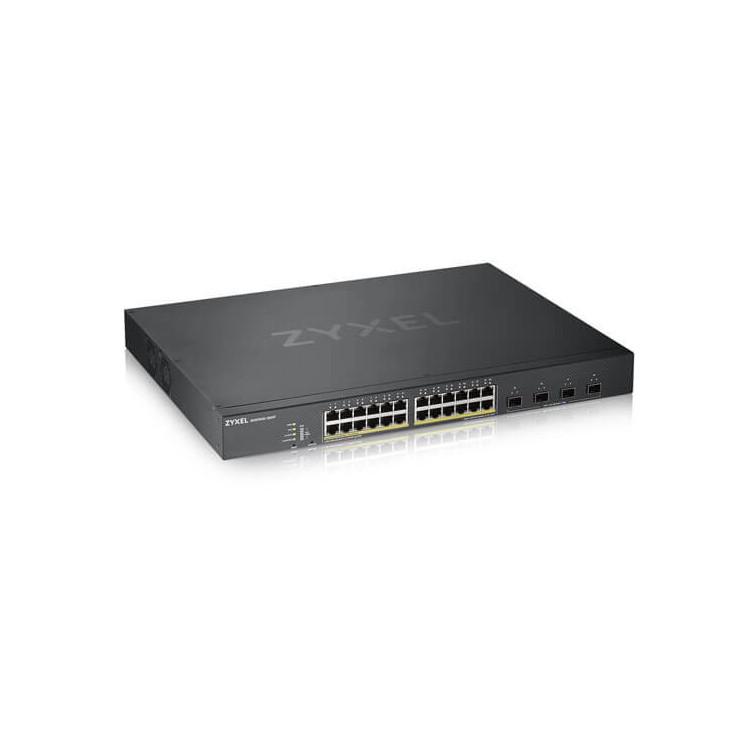 Zyxel XGS1930-28HP switch de rede Gerido L3 Gigabit Ethernet (10 100 1000) Power over Ethernet (PoE) Preto
