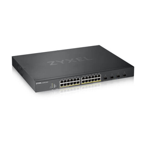 Zyxel XGS1930-28HP switch de rede Gerido L3 Gigabit Ethernet (10 100 1000) Power over Ethernet (PoE) Preto Zyxel XGS1930-28HP switch de rede Gerido L3 Gigabit Ethernet (10 100 1000) Power over Ethernet (PoE) Preto